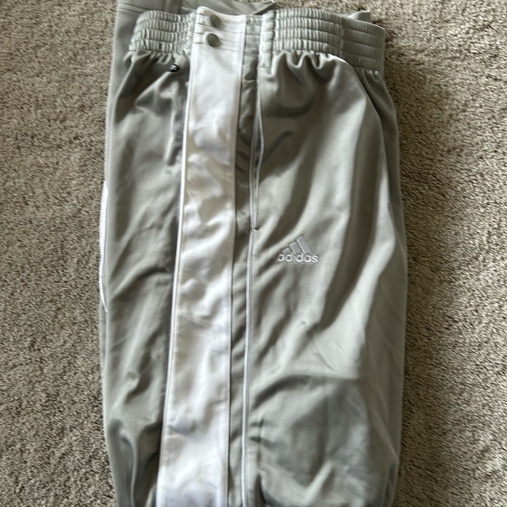 Adidas XL Men's Athletic Pants with Side Snaps